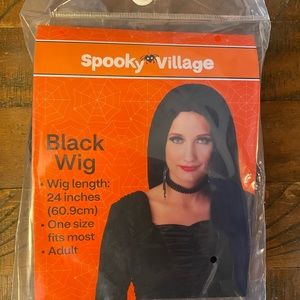 Long Black Wig